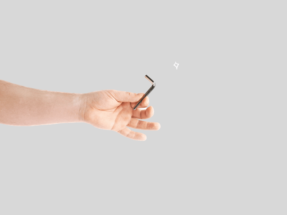 Easy one-tool assembly